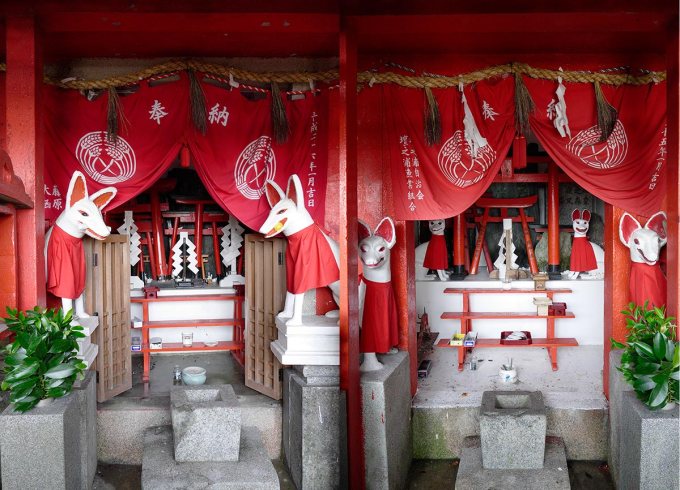 Oinari-san of Tateishi Inari Daimyojin (Great Gracious God)